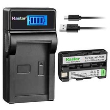 LCD3 Charger  1 battery for Sony NP-FS11 DSC-F505 F55 P1 P20 P30 P50