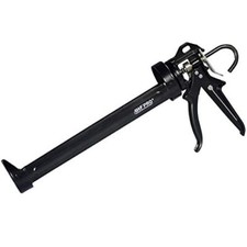 Heavy Duty Caulk Gun, 18:1 Thrust Ratio, Steel Frame Construction, Rotating Barr