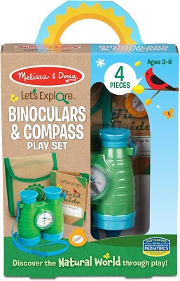 Melissa & Doug Let's Explore Fernglas & Kompass Spielset