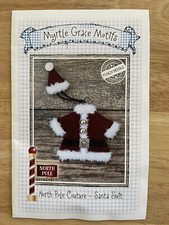 North Pole Couture - Santa Suit Punchneedle Pattern Myrtle Grace Motifs