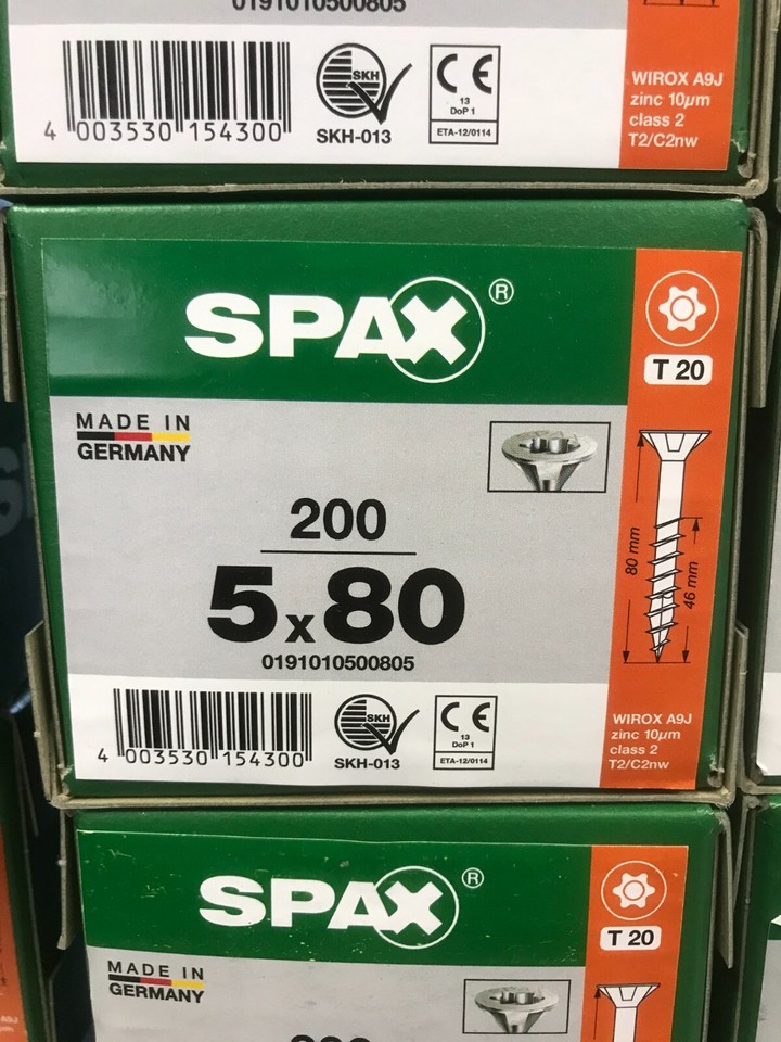 Spax T-Star Plus Tellerkopfschraube ( X L: 5 X 53 Mm, WIROX Oberfläche, T-Star Plus, 50 Stk