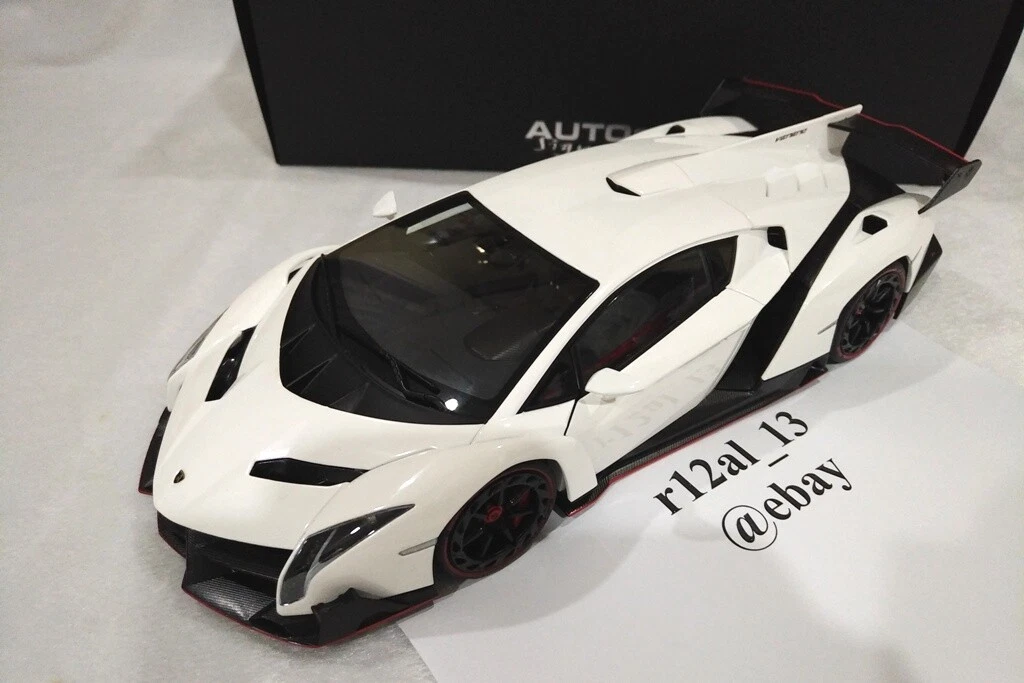 Autoart 1 18 Lamborghini Veneno White Aa74507