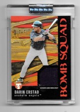 2003 Topps Bomb Squad Darin Erstad GU Jersey Uncirculated Ref #15/25 Card#PBSDE2