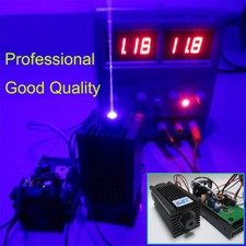 Quality Focusable 445nm 2000mW 2W Blue Laser Module TTL CNC Cutter Engraving