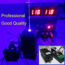 Quality Focusable 445nm 2000mW 2W Blue Laser Module TTL CNC Cutter Engraving