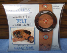 Dimensions Savvy Stitches EMBROIDER a RIBBON BELT Craft Kit 73173 Medallion