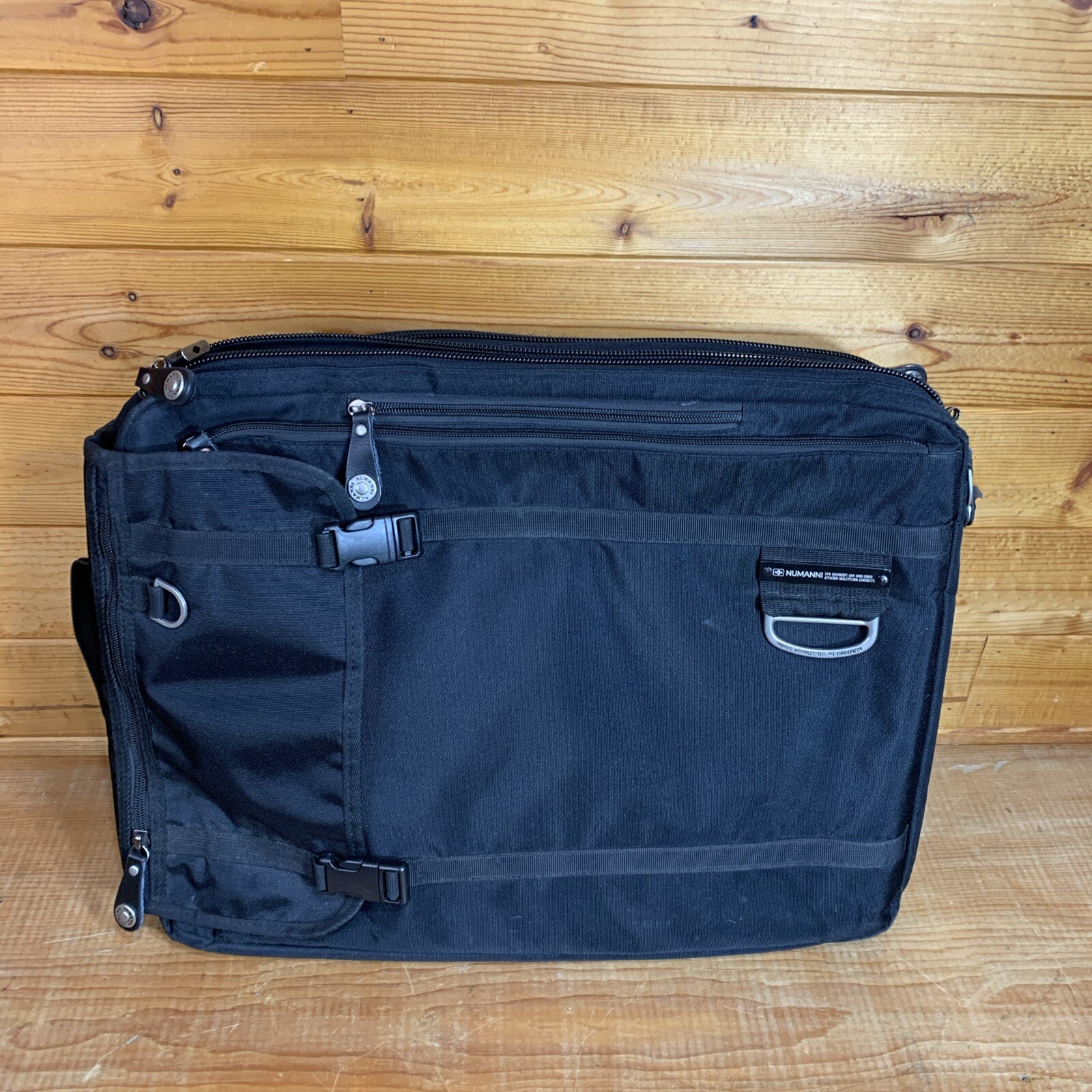 Numanni Briefcase Backpack Multipurpose Black 18.… - image 11