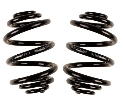 Pair Set 2 Rear Bilstein B3 Coil Springs For BMW E46 Base HD Version STD Susp