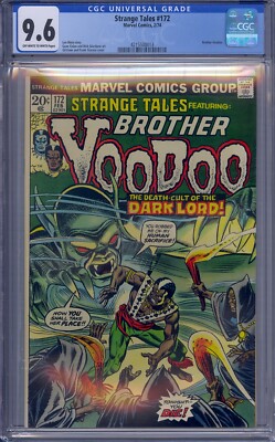 STRANGE TALES #172 CGC 9.6 BROTHER VOODOO DARK LORD GIL KANE