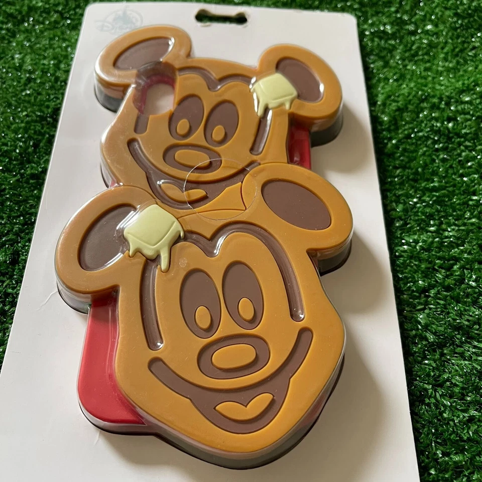 Disney Parks D-Tech Mickey Mouse Waffle 3D iPhone X/ XS Estuche Cubierta NUEVO Foto 3 de 4