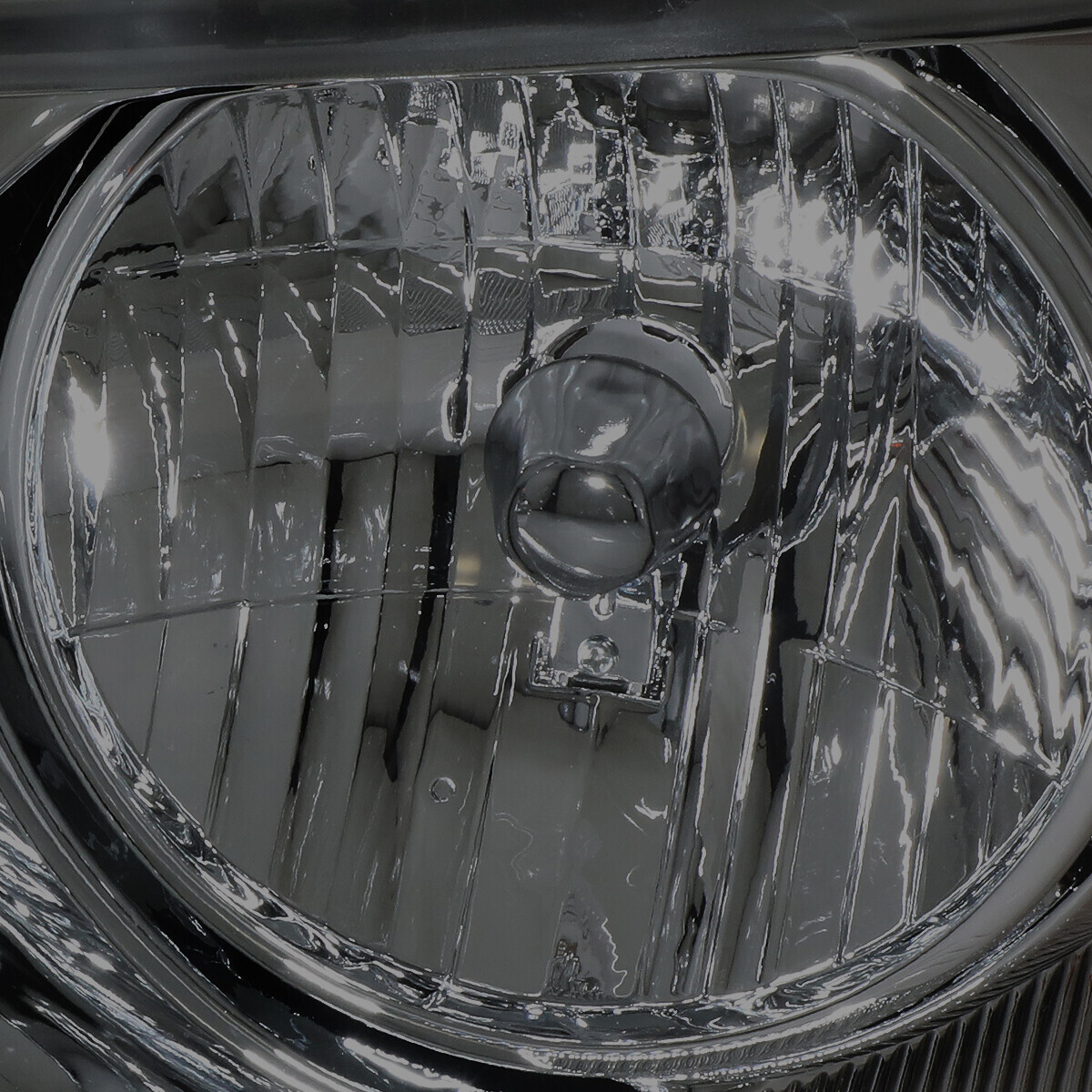 Amber Reflector Headlights Smoke Tinted Headlights With Amber Corner For 2004-2008 Ford F150 & Lincoln Mark LT Smoke Headlight Corner Reflector F150 - Foto 4