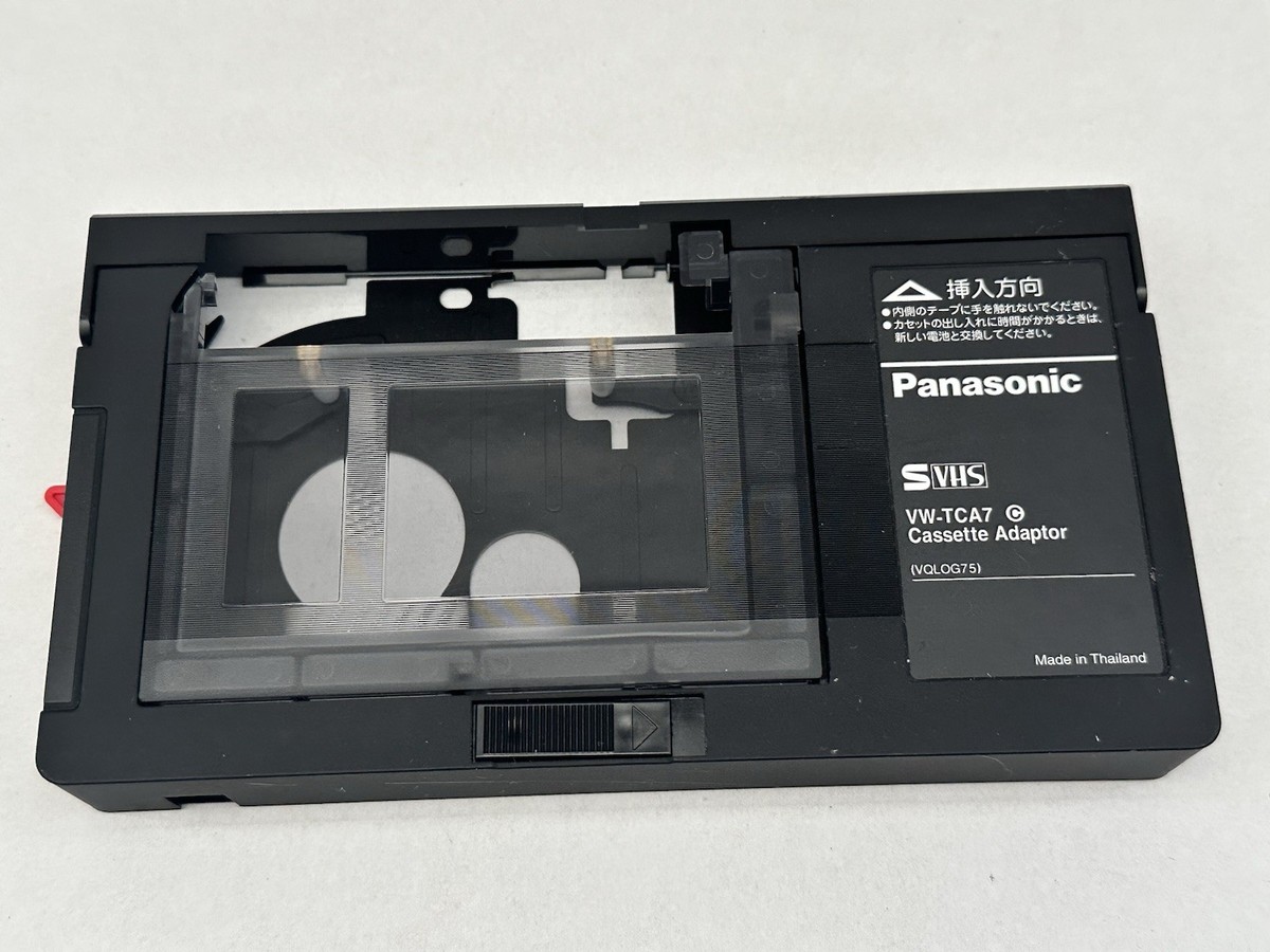 Panasonic VW-TCA7 VHS-C to VHS Cassette Adapter (VQLOG75) | eBay