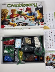 LEGO Creationary Game 3844 ~ 100% COMPLETE ~2010 Retired, Excellent!