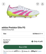   FINAL OFFER   Adidas Predator Elite FG Celestial Victory Pack Size 11