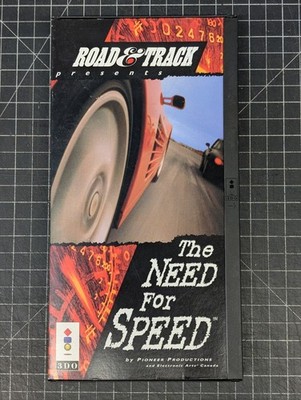 Road & Track Presents: The Need for Speed CIB Pioneer EA 3DO Video Game 1994
