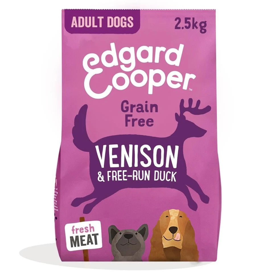 Edgard und Cooper Hundetrockenfutter Fresh Wild & Freilaufente 2,5 kg