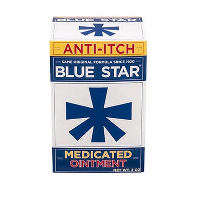 Anti Itch Medicated Ointment 2 Oz  by Blue Star