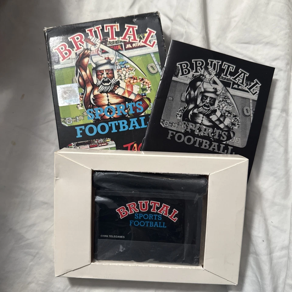 Atari Jaguar Brutal Sports Football By Telegames Complete In Box CIB - Image 4 of 4