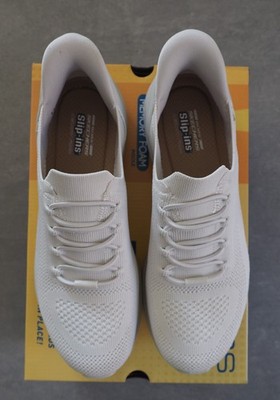 Skechers Slip-Ins: Bobs Sparrow 2.0 - Lucky Run in Weiß