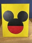 Mickey Mouse Ears Handmade Painting On Canvas Wall Decor 8”x10” — photo 4