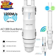 WAVLINK AC1200 Outdoor Long Range Wi-Fi Extender Dual Band Outdoor Access Point
