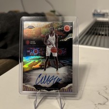 2025 Topps Chrome McDonalds Caleb Wilson Winning Tags Auto Logo /75