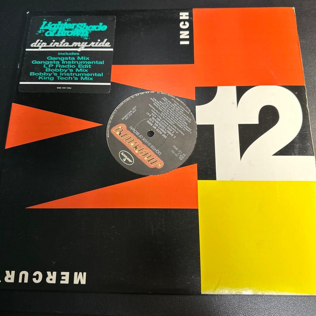 Shade Of Brown Dip Into Vinyl Record Used Damaged Album