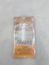 110pcs Copper Crush Washer Kit Size Metric Sparex Part S.29890