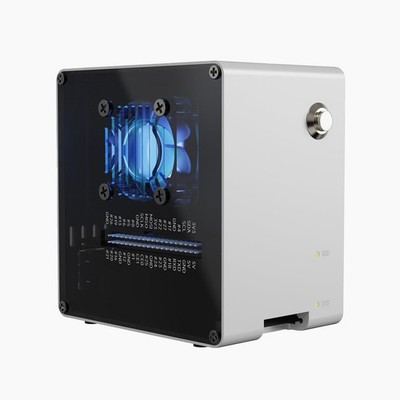 Pironman 5-Mini NVMe M.2 SSD PCIe 2.0/3.0 Mini PC Case for Raspberry Pi 5 2/4/8