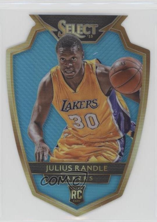 2014-15 Panini Select Premier Level Blue Prizm 172/199 Julius Randle #150 g8c