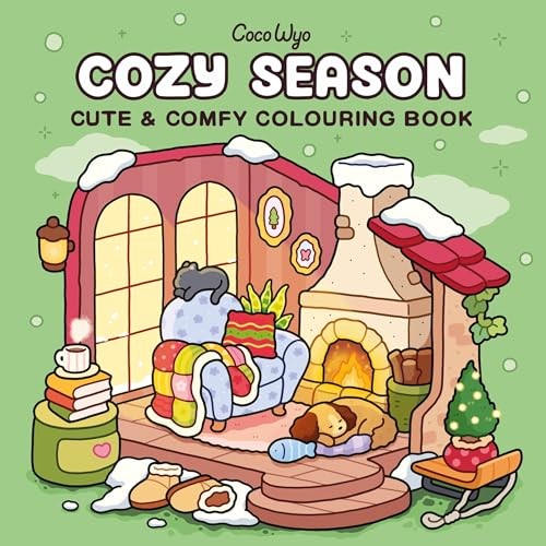 Cozy Season: A cute and comfy colouring book, perfect for relaxing and unwinding (Coco Wyo) - Image 4