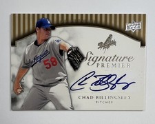 2008 Upper Deck Signature Premier #SP-BI Chad Billingsley Auto  AR147