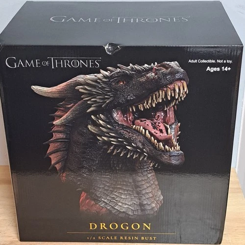 GAME OF THRONES LEGENDS IN 3D DROGON RESIN BUST 1/2 SCALE