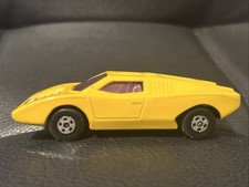 Vintage Matchbox Superfast Lamborghini Countach No. 27 1973 Yellow Lesney
