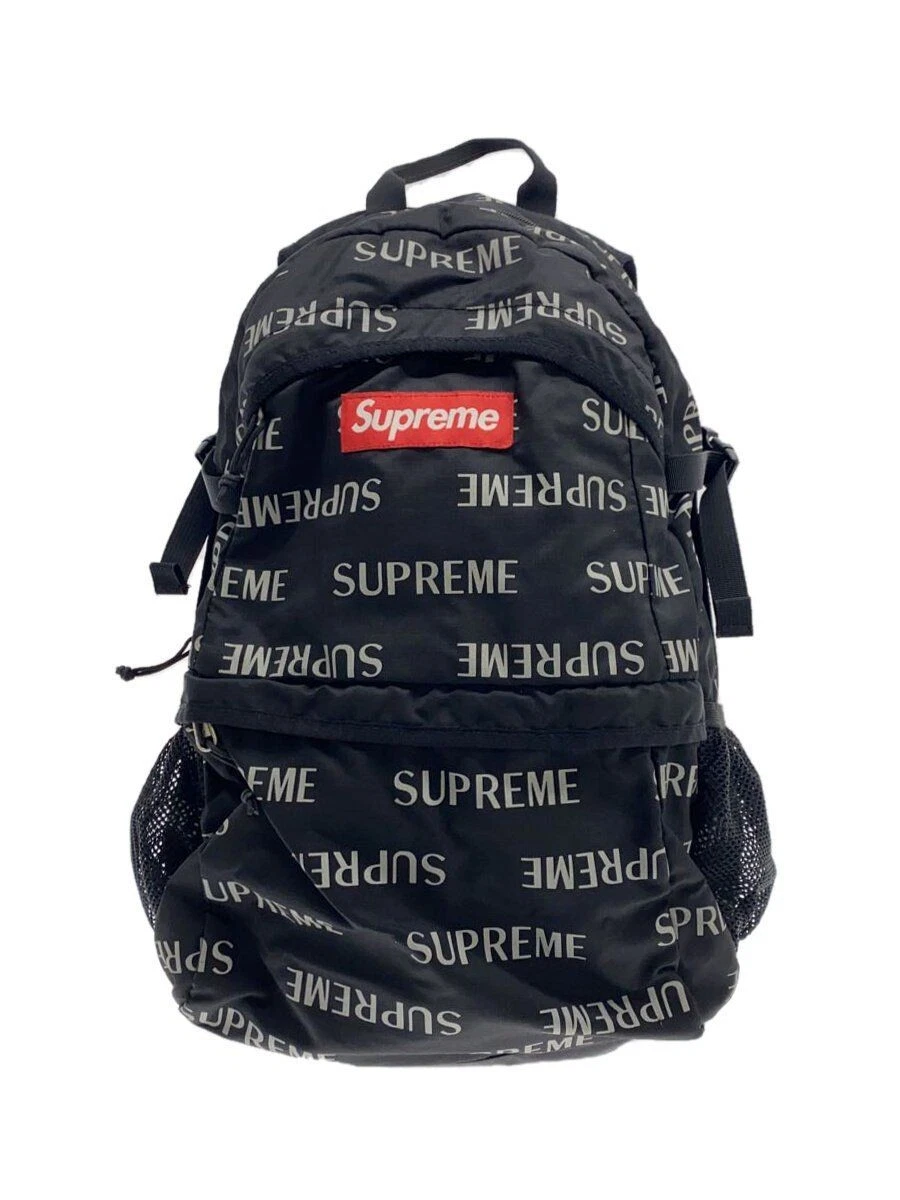 Sac à dos Supreme sac à dos noir motif complet 3M REFLÉCHISSANT REPEAT Occasion