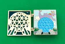 Disney Pin Cast Member Exclusive Spaceship Earth Stained Glass Figment LE1000 #9