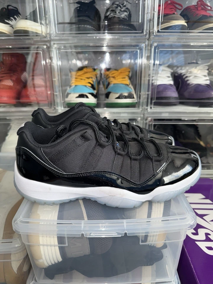 Air Jordan 11 Retro Low Space Jam Talla 10 Negro/Varsity Royal/Blanco Foto 4 de 4