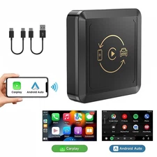 Auto Connection Fast Wireless Carplay & Android Auto AI Box Adapter for Cars
