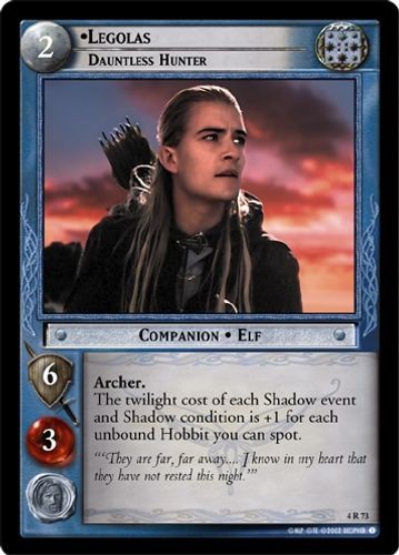 Legolas, Dauntless Hunter - The Two Towers - Lord of the Rings TCG - Imagen 1 de 6
