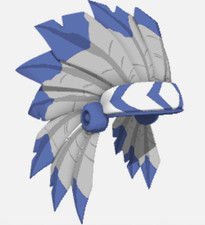 Animal Jam Classic Blue Headdress Read Description