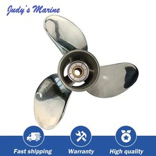 Stainless Steel 14 x 23 Outboard Propeller For SUZUKI 50-140HP 15 Tooth,RH
