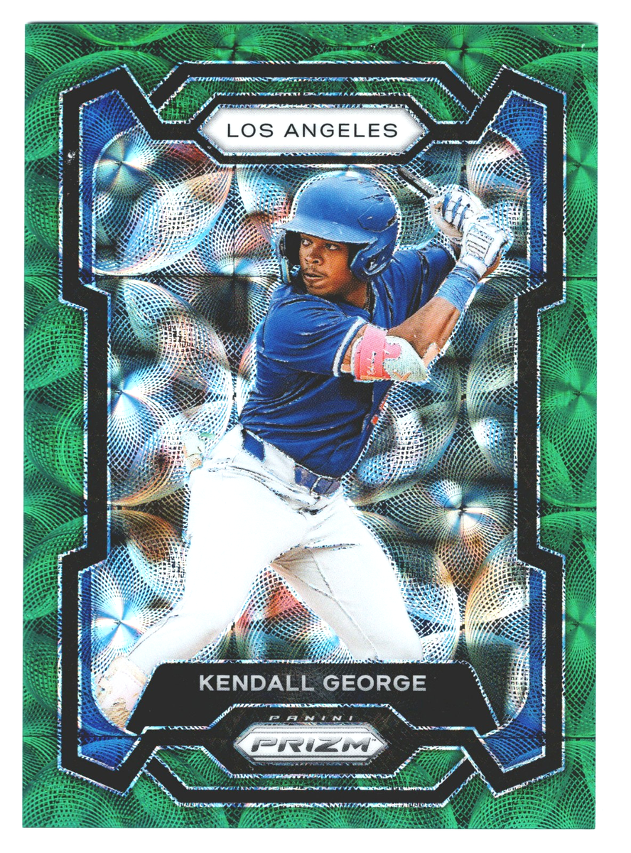 c*0様 トレーディングカード PANINI 2024 Panini Prizm Kendall George Rookie RC Green Scope /75 #168
