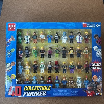 Block Tech Figures 40 Collectible Figurines Mini Compatible With Other Brands