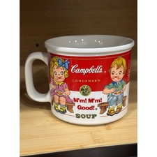 Campbell's Tomato Soup Ceramic Mug Bowl 1998 Houston Harvest — listing 5