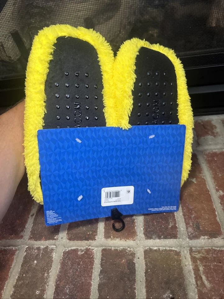 Nickelodeon Bob Esponja Fuzzy Babba Zapatilla Calcetines Zapato Talla 8-10 O M/L ¡¡¡NUEVO!!!! Foto 3 de 4