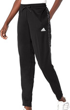 NWT adidas Women's Track Pants XL- AEROREADY Sereno Slim Tapered-Cut 3-Stripes