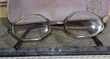 Vintage GLASSES RAYBERT Hexolux Frames EYEGLASSES Gold Tone