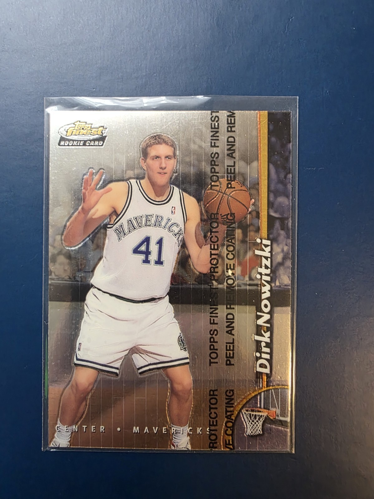 DIRK NOWITZKI 1998-99 Topps Finest Rookie Card #234 SP RC w/ Protector NM-MT