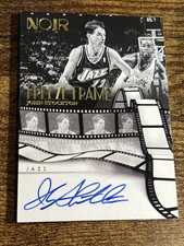 JOHN STOCKTON 2024 Panini Noir Freeze Frame GOLD Auto /25