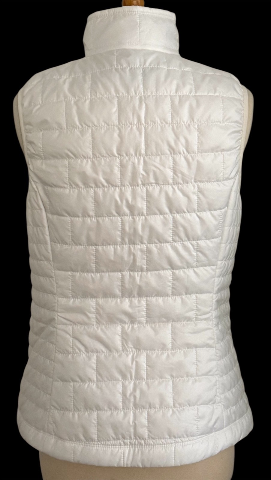 Patagonia Women's Nano Primaloft Full Zip Puffer Vest White Style #84247 M NEW thumbnail 4
